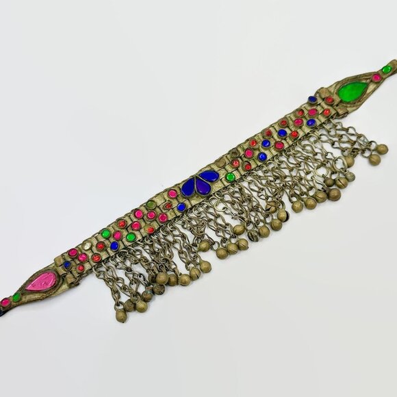 Jewelry - Afghan Choker, Anklet, Arm Band, Vintage Necklace, Kuchi, Middle Eastern